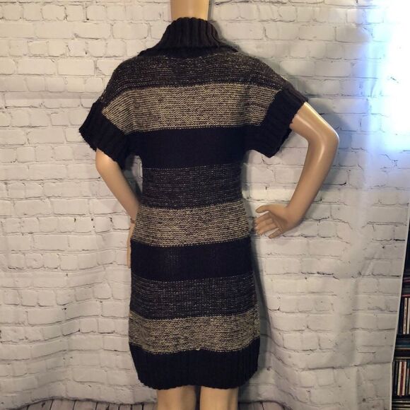 Say What Striped Turtleneck Sweater Dress M - Picture 5 of 10